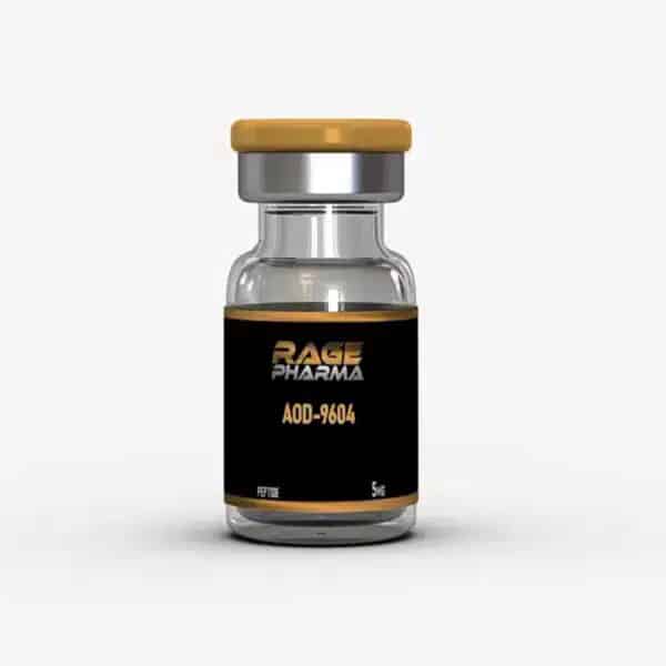 vial of the peptide aod-9604 sold online in canada by RAGE pharma
