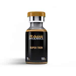 picture of the anabolic steroid super tren in 10ml vial. Sold online in Canada by RAGE Pharma