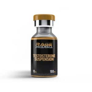 picture of 10ml vial containing testosterone suspension