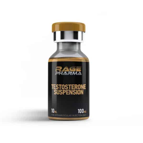 picture of 10ml vial containing testosterone suspension
