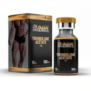 picture of a box containing trenbolone acetate 100mg/ml